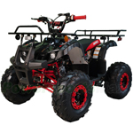 X-PRO Hawk 125cc ATV with Automatic Transmission w/Reverse, LED Headlights, Remote Control! Big 19"/18"Tires!