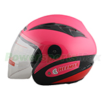 X-PRO<sup>®</sup> Pink Open Face Motorcycle Helmet, Adult Helmet, DOT Approved Helmet - Pink Free Shipping!