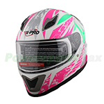X-PRO<sup>®</sup>Helmet Motorcycle Full Face Helmet! Adult Helmets, Street Bike Helmet, DOT Approved, Pink, S-XL, Free Shipping!
