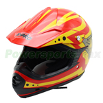 X-PRO<sup>®</sup> Youth Motocross Off Road Cross Helmet, DOT Approved AS/NZS 1698, ECE R2205 Helmet - Red, Free Shipping