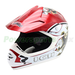 X-PRO<sup>®</sup> Youth Motocross Off Road Cross Helmet, DOT Approved AS/NZS 1698, ECE R2205 Helmet - White, Free Shipping