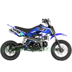 DB-G020 110cc Dirt Bike with Fully Automatic Transmission, Electric Start! 12"/10" Tires!