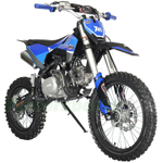 X-PRO X19 125cc Dirt Bike with 4-Speed Semi-Automatic Transmission, Kick Start, Big 17"/14" Tires! Zongshen Brand Engine!