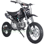 X-PRO Bolt 125cc Dirt Bike with 4-Speed Manual Transmission, Kick Start, Big 14"/12" Tires! Zongshen Brand Engine!
