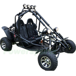 GK-W019 300 EFI Sports Go Kart with Automatic Transmission w/Reverse! LED Top Lights, Big 21"/22" Alloy Wheels!