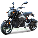 MC-G015 Bullet 50cc Sport Motorscooter with 13" Wheels! Electric/Kick Start!