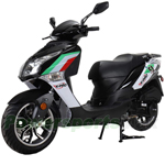 X-PRO Fiji 150cc Moped Scooter with 13" Aluminum Wheels, Electric/Kick Start! Large Headlights!