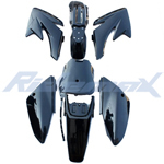 X-PRO<sup>®</sup> Black Plastic Body Fender Set for HONDA CRF70 Style Dirt Pit Bikes