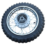 10" Rear Wheel Rim Tire Assembly for 50cc 70cc 110cc Dirt Bikes