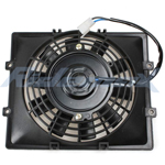 Electric Radiator Cooling Fan Assembly for 250cc Scooters & Go Karts
