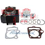 X-PRO<sup>®</sup> Cylinder Body Piston Ring Gasket Set Assembly for 125cc ATVs, Dirt Bike & Go Karts,free shipping!