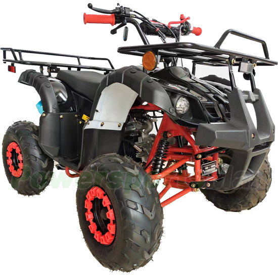 Big 19/18Tires! Black, Factory Package X-PRO 125CC ATV 4 Wheels Quad 125 ATV Quads 
