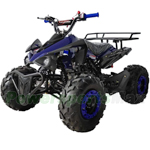 X-PRO 125cc ATV with Automatic Transmission w/Reverse, LED Headlights, Big 19"/18" Tires!