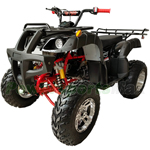X-PRO 200cc Utility ATV with Automatic Transmission w/Reverse, LED Headlight, Big 23"/22" Aluminium Rim Wheels!