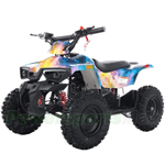 Fully Assembled and Tested! X-PRO Bolt 40cc ATV with Chain Transmission, Pull start! Disc Brake! 6" Tires!