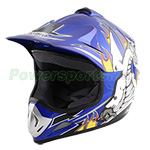 X-PRO<sup>®</sup> Youth Motocross Off-Road Helmet - Blue Free Shipping!