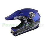 X-PRO<sup>®</sup> Youth Motocross Off Road Cross Helmet, DOT Approved Helmet - Blue Free Shipping