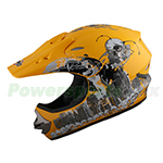 X-PRO<sup>®</sup> Youth Motocross Off Road Cross Helmet, DOT Approved Helmet - Yellow Free Shipping