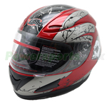 X-PRO<sup>®</sup> Motorcycle Full Face Helmet, DOT Approved ECE R2205 Adult Helmet - Red, Free Shipping!