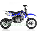 DB-G010 110cc Dirt Bike with 4-Speed Semi-Automatic Transmission, Kick Start! 14"/12" Tires!