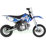 DB-G014 125cc Dirt Bike with Fully Automatic Transmission, Kick Start, Big 14"/12" Tires!