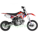 DB-G016 125cc Dirt Bike with 4-Speed Semi-Automatic Transmission! Kick Start, Big 14"/12" Tires!