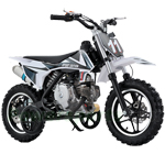 DB-G038 60cc Dirt Bike with Automatic Transmission, 10 Wheels! Electric Start, Removable Training wheels!