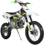 X-PRO Sail 125cc Dirt Bike with 4-Speed Manual Transmission, Kick Start, Big 17"/14" Tires! Zongshen Brand Engine!