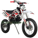 X-PRO Voyage 125 Dirt Bike with 4-Speed Manual Transmission, Kick Start, Big 17"/14" Tires!