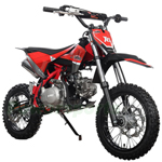 Fully Assembled and Tested! X-PRO X27 125cc Dirt Bike with 4-Speed Semi-Automatic Transmission, Kick Start, Big 14"/12" Tires! Zongshen Brand Engine!