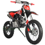 X-PRO X17 125cc Dirt Bike with Automatic Transmission, Electric Start, Big 17"/14" Tires!