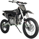 X-PRO 125cc Dirt Bike with 4-speed Manual Transmission! Kick Start, Big 17"/14" Tires! Zongshen Brand Engine!