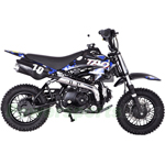 Fully Assembled and Tested! DB-T004 110cc Dirt Bike with Automatic Transmission, Electric Start, Front Hydraulic Disc Brake! Chain Drive! 10" Wheels!