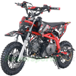 Fully Assembled and Tested! DB-T018 110cc Dirt Bike with Automatic Transmission, Electric Start, Hydraulic Disc Brake! Chain Drive! 10" Wheels!