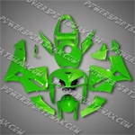 Injection Molded Fit CBR600RR 05 06 All Green Fairing ZN129, Free Shipping!
