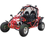 R1732 200 Go Kart with Fully Automatic Transmission w/Reverse, With 4 LED Lights, Big 21/22" Aluminum Tires! Refurbished, Assembled!