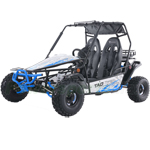 GK-T018 200 Sport Go Kart with Automatic Transmission w/Reverse! Roof LED Light Bar and LED Lights, Big 19/18" Tires!