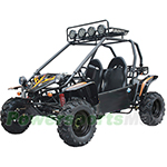 GK-W018 200 Go Kart with Automatic Transmission w/Reverse! LED Top Lights, Electric Start! Disc Brakes, Big 21"/22" Wheels!