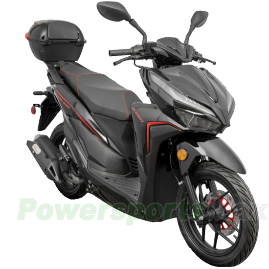 X-PRO Saipan 200 EFI Fuel Injection Scooter Tested and Assembled, Black 