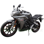 MC-G047 250 Sport Style Motorcycle with 5-Speed Manual Transmission, Big 17" Wheels!