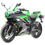 MC-G048 250 Electronic Fuel Injection Street Motorcycle with 6-Speed Manual Transmission, Electric Start! 17" Wheels!