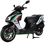 X-PRO 150cc Moped Scooter with 13" Aluminum Wheels, Electric/Kick Start! Large Headlights!