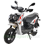 MC-N033 2000W Electric Motorcycle with Automatic Transmission, Electric Start! Big 12" Wheels!