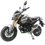 X-PRO Vader 150cc Street Motorcycle with 5-Speed Manual Transmission, Electric/Kick Start! 12" Wheels!