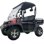 Free Shipping! UV-M11 200 Utility Vehicle with Automatic L-H-N-R Transmission, 2 WD Shaft Drive, Electric Start, Big 24" Aluminum Wheels!