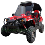 Free Shipping! UV-M16 200cc Utility Vehicle Deluxe Extended Adult Version! with CVT Automatic w/Reverse! with Windshield! Big 22" Aluminum Wheels!