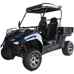 Free Shipping! UV-M17 200 EFI Utility Vehicle with Automatic w/Reverse! with Windshield and Top LED Light Bar! Big 22" Aluminum Wheels!
