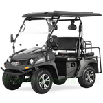 Free Shipping! UV-M28 200 Golf Cart Style Utility Vehicle With Full Length Roof, with Automatic L-H-N-R Transmission, 2 WD Shaft Drive, Electric Start, Big 24" Aluminum Wheels!