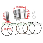 63.5mm Piston Pin Rings Set Assembly for CG200 200cc Vertical Engine ATVs & Dirt Bikes