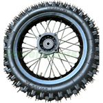 12'' Rear Wheel Rim Tire Assembly for 110cc 125cc 140cc 150cc Dirt Bikes